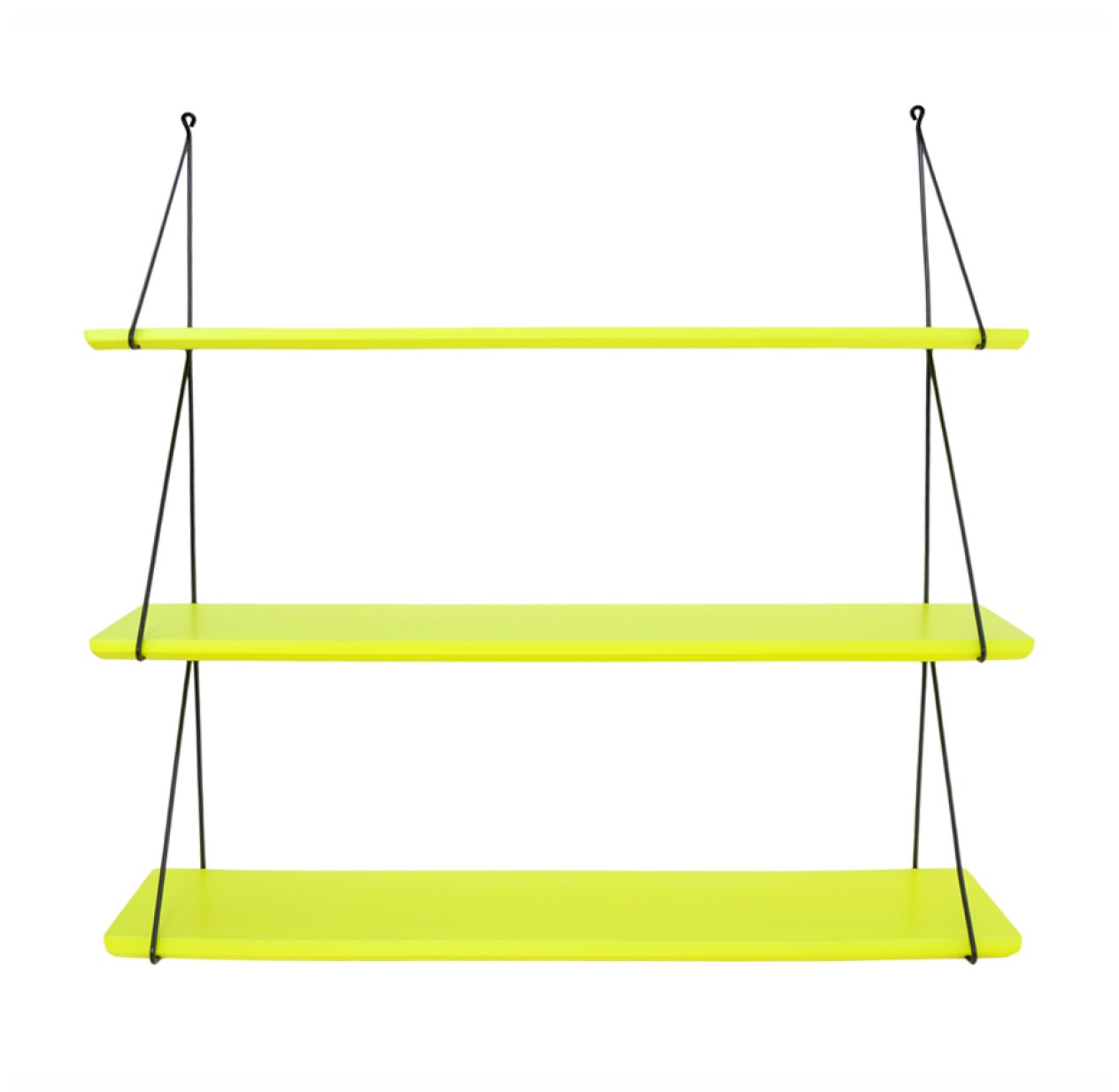 Etagère Babou triple - Jaune fluo