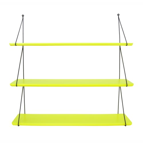 Etagère Babou triple - Jaune fluo