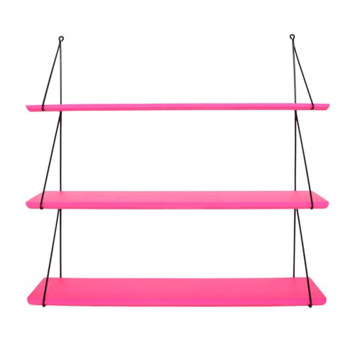Etagère Babou triple - Rose fluo