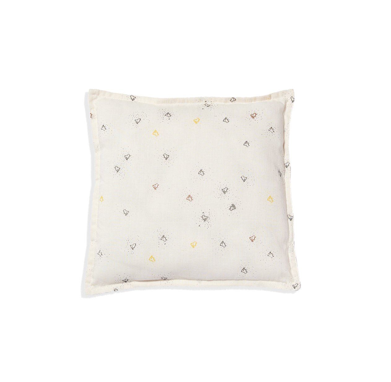 Petit Coussin Carre Bebe Bird Ecru Sweetcase Pour Chambre Enfant Les Enfants Du Design