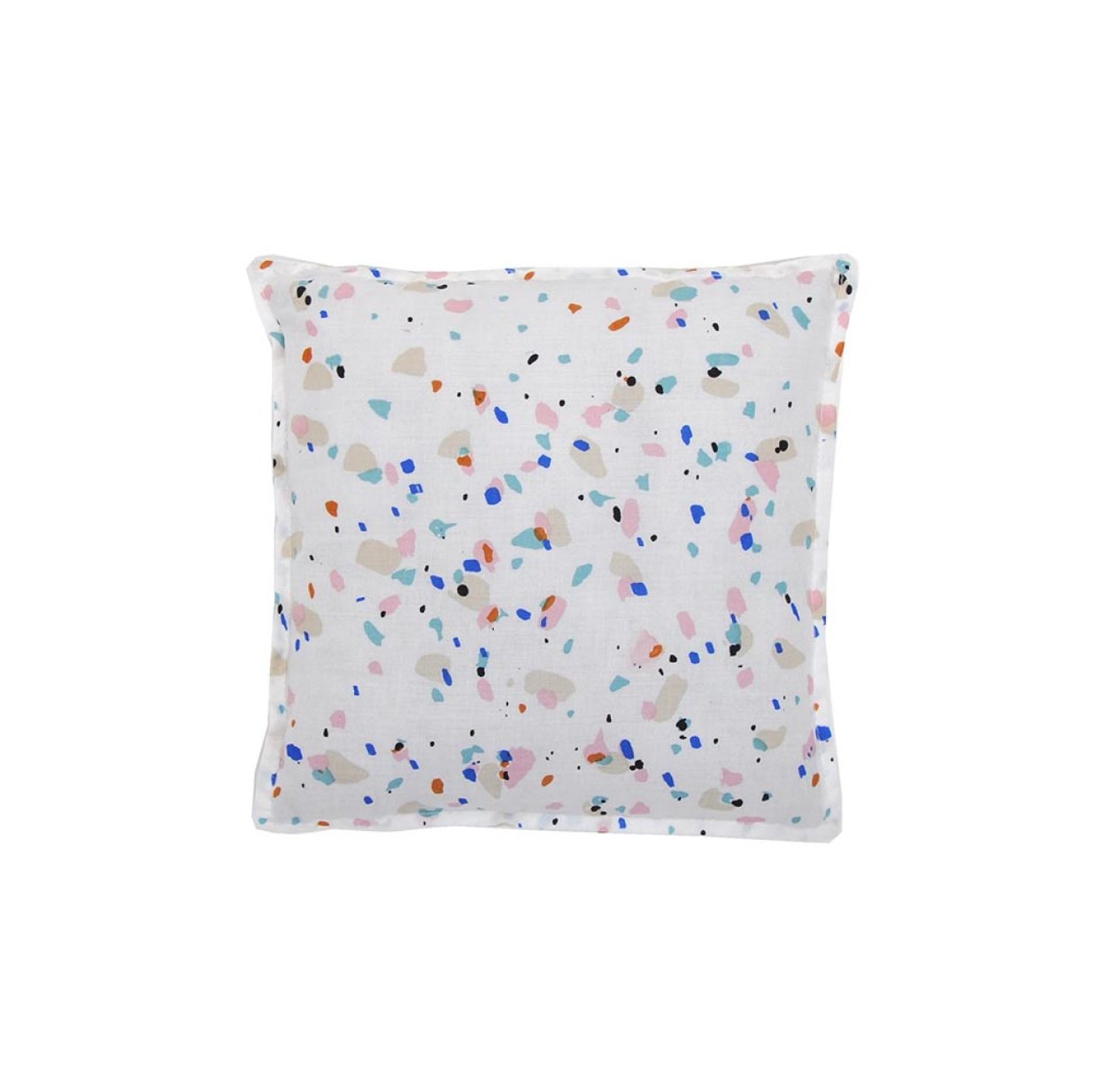 Petit coussin carré bébé Nougatine - Rose