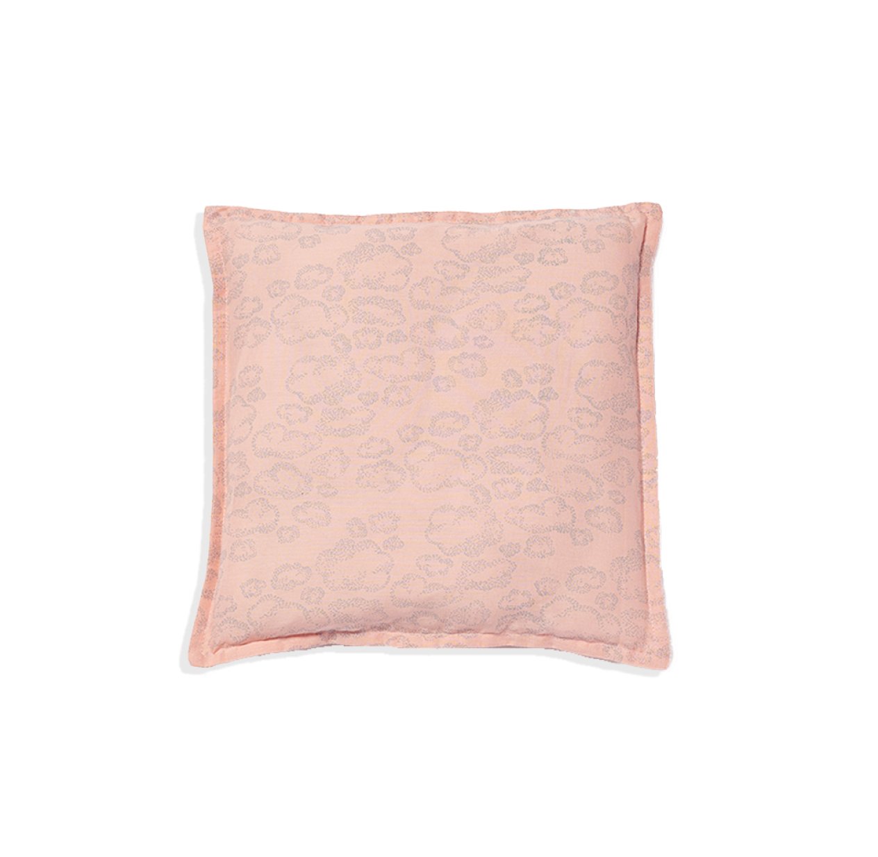 Petit coussin carré bébé Nuages - Vieux rose