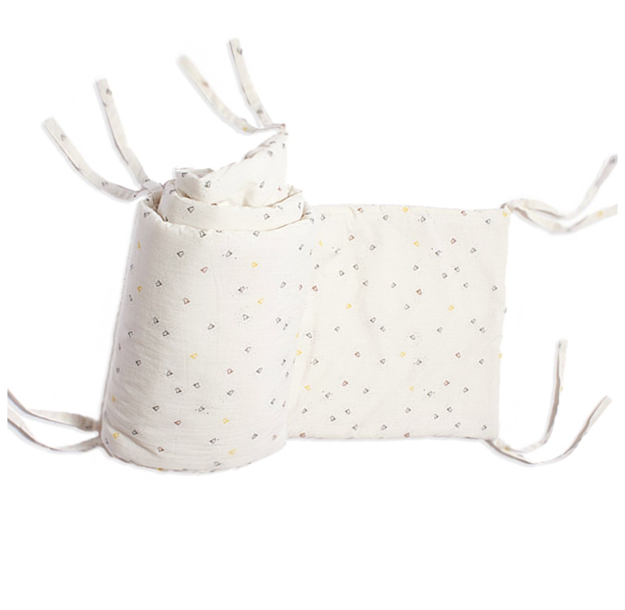 Tour de lit moelleux Bird - Rose pâle