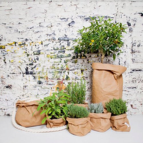 Sac en papier XL ou XXL - Jaune