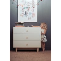 Chaise haute Marcel transformable barreaux - naturel - Ma Baby Checklist