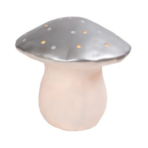Veilleuse lampe Champignon - Grand Modèle - Argent