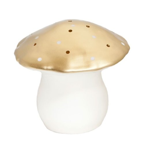Veilleuse lampe Champignon - Grand Modèle - Doré