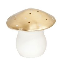 Veilleuse lampe Champignon - Grand Modèle - Doré