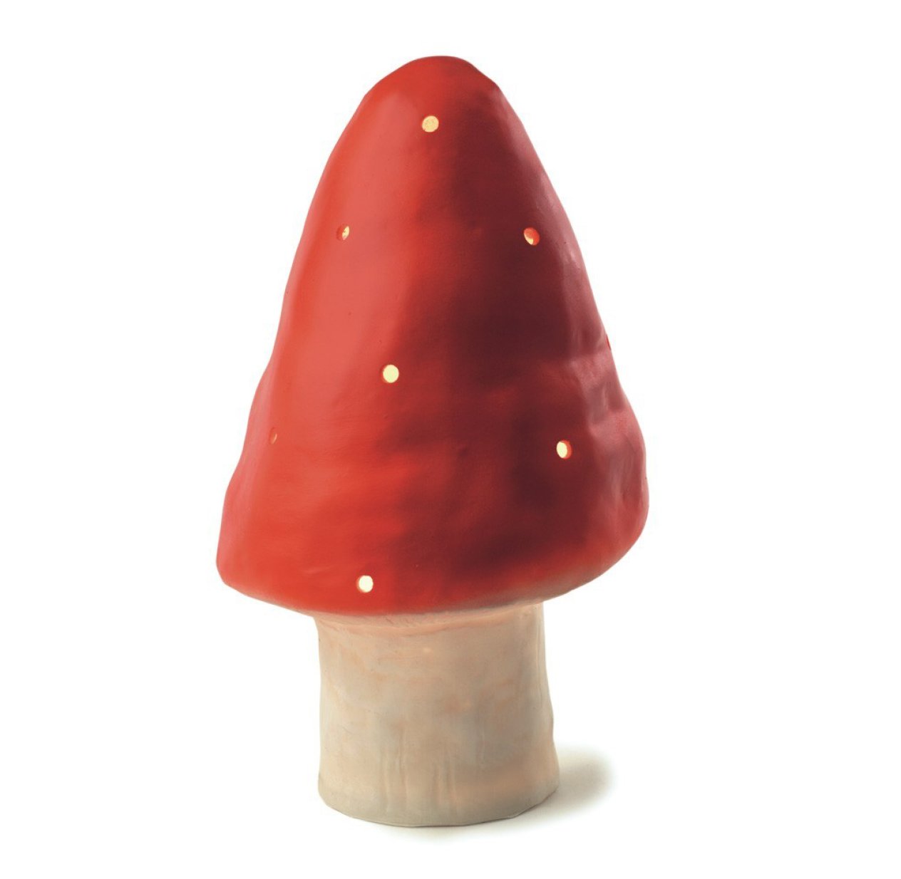 Veilleuse petite lampe Champignon - Rouge