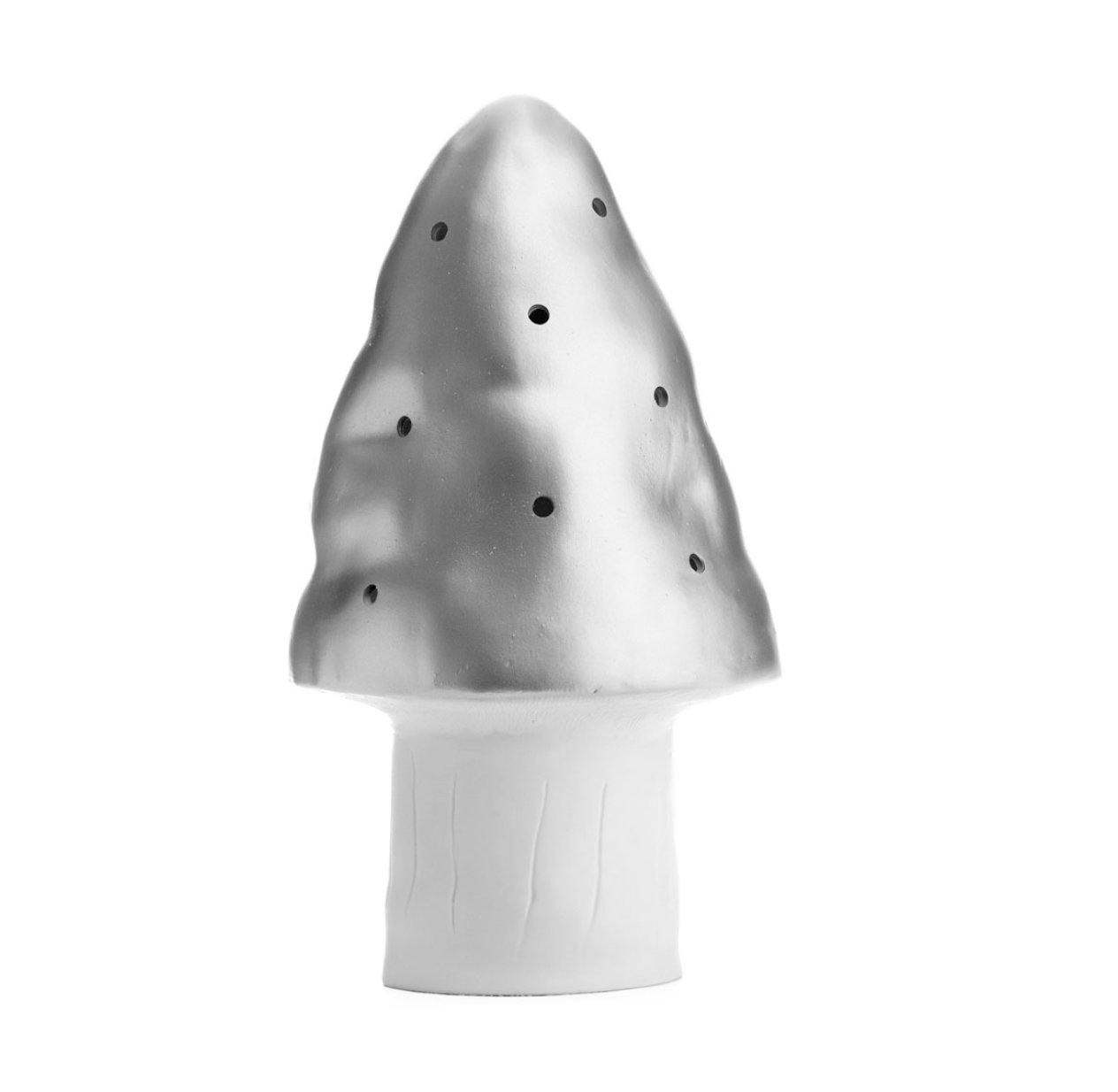 Veilleuse petite lampe Champignon - Argent