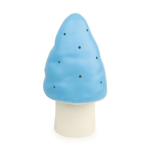 Veilleuse petite lampe Champignon - Bleu