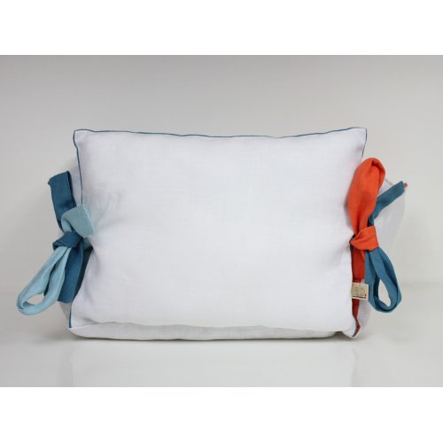 Coussin d'assise bébé en lin - Multicolore