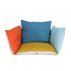 Coussin d\'assise bébé en lin - Multicolore