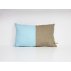 Coussin en lin 25 x 40 cm - Bleu