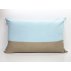 Coussin en lin 40 x 60 cm - Bleu