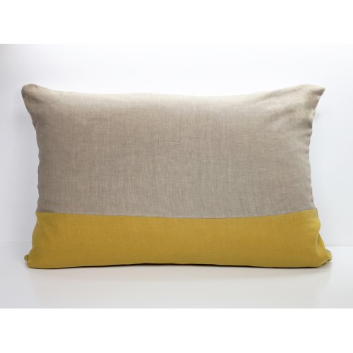 Coussin en lin 40 x 60 cm - Beige