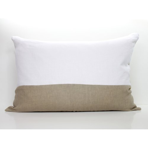 Coussin en lin 40 x 60 cm - Beige