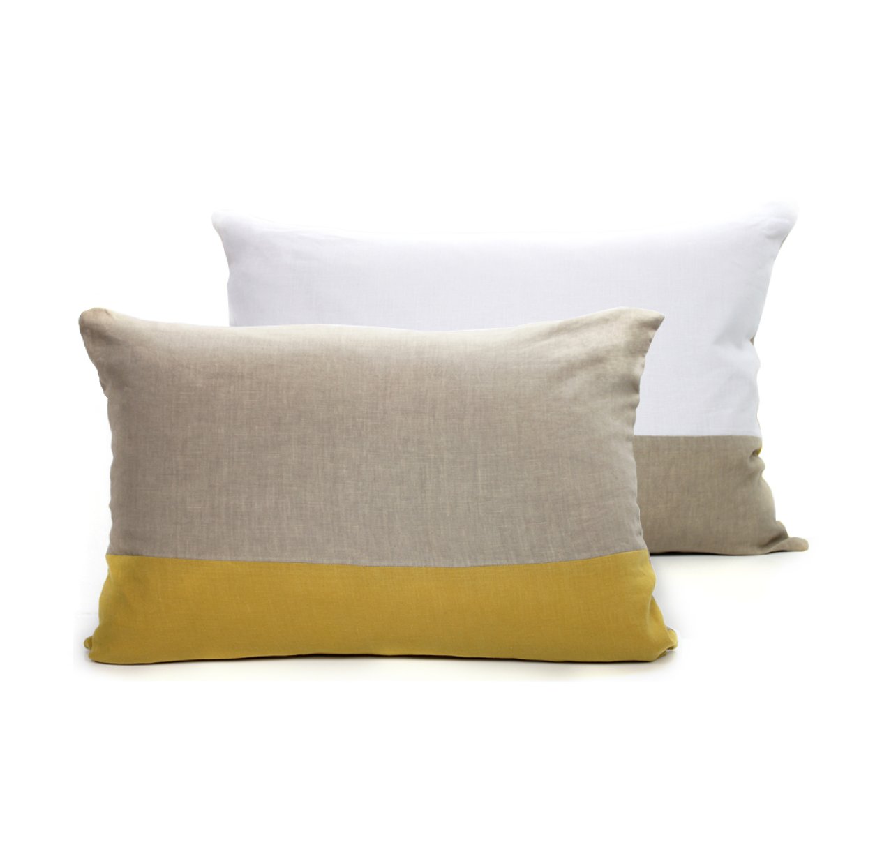 Dreamzie Federa Cuscino (Set di 2) - Beige Cotone - Per i Cuscini 40 x 60 cm - 100% Jersey di Cotone - Federa da Cuscino - Copri Cuscino per Letto - Fodera Protezione per Cuscino