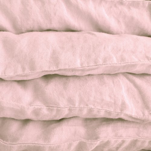Housse de couette en lin - Rose poudré Linge Particulier pour chambre