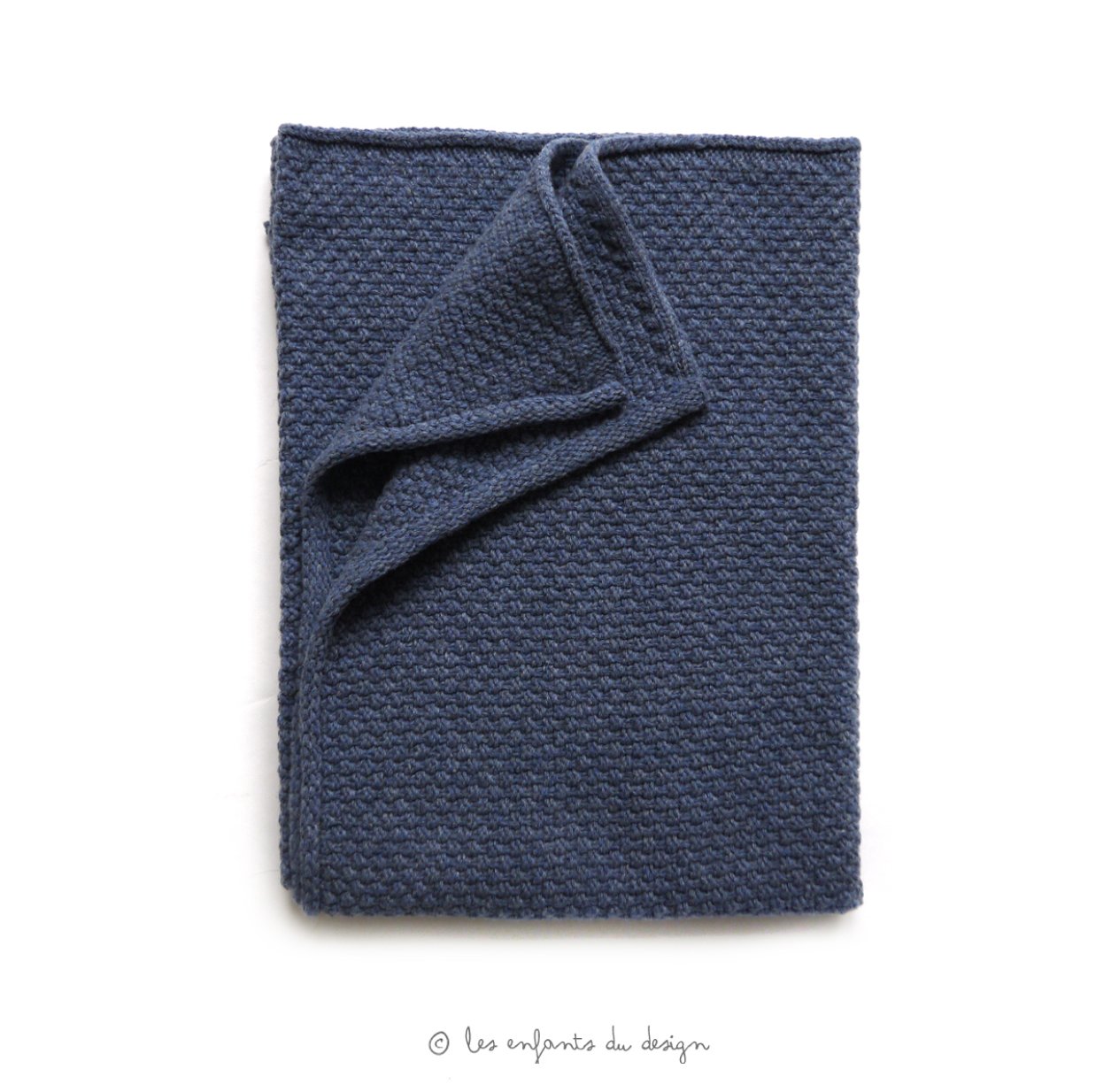 Plaid bébé tricoté Jeans