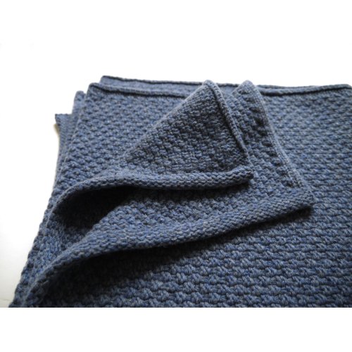 Plaid bébé tricoté Jeans