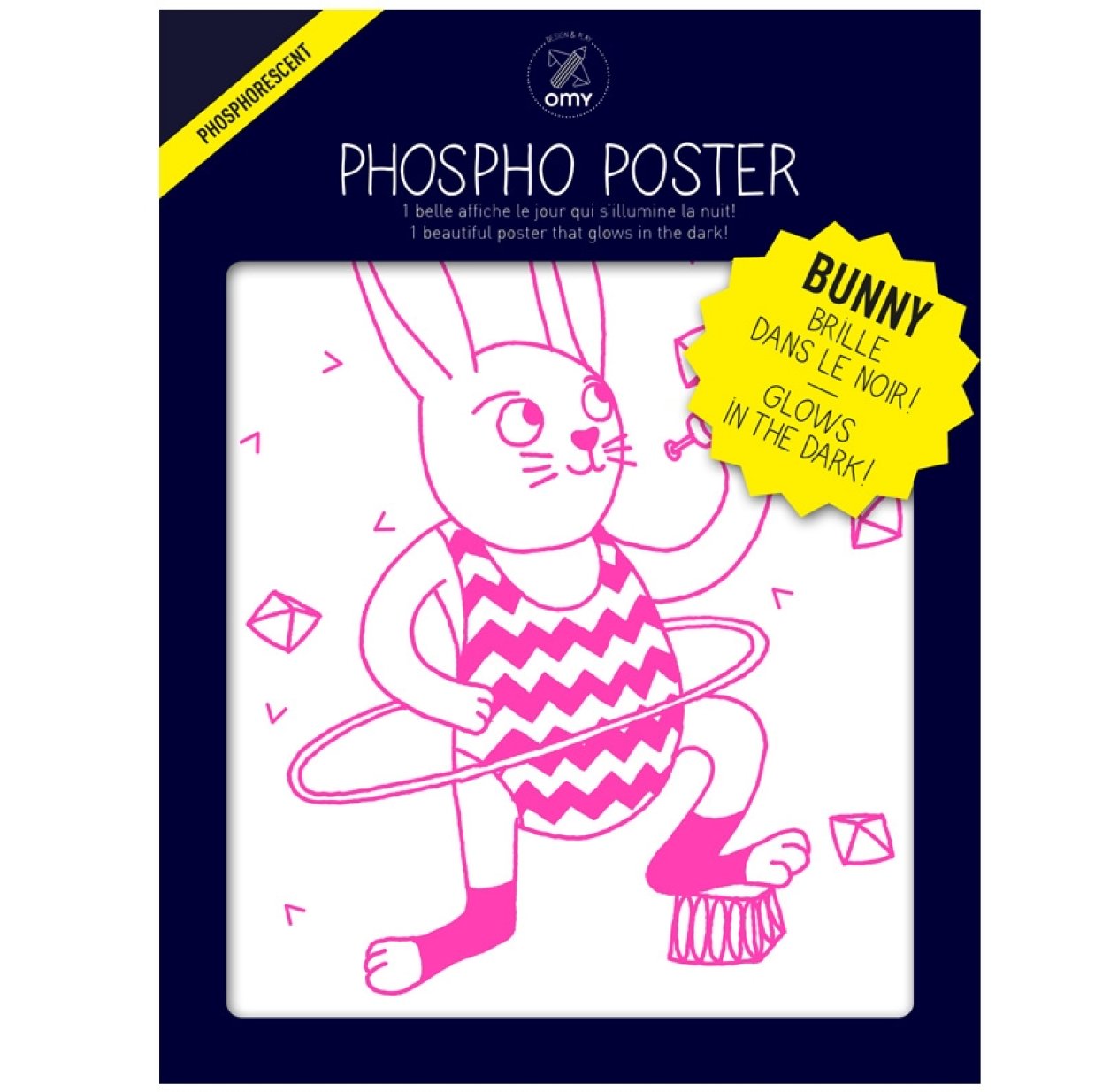 Poster phosphorescent Bunny