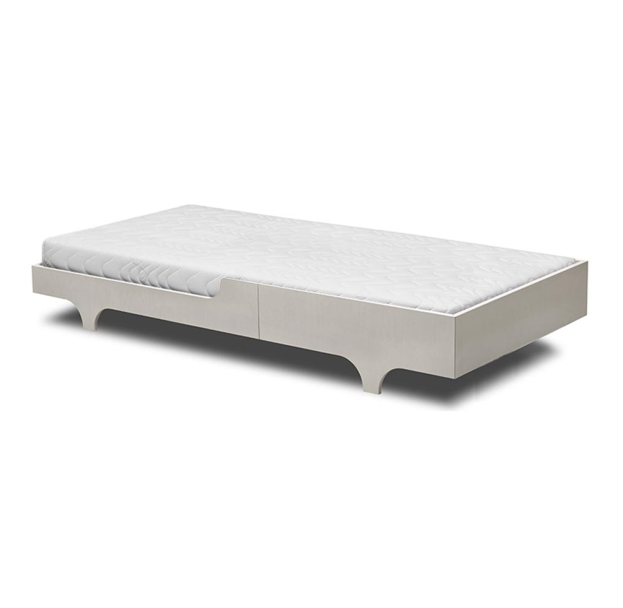 Lit enfant A Teen Bed 120x200 - Cérusé Blanc