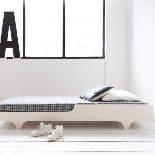 Lit enfant A Teen Bed 90x200 - Cérusé Blanc