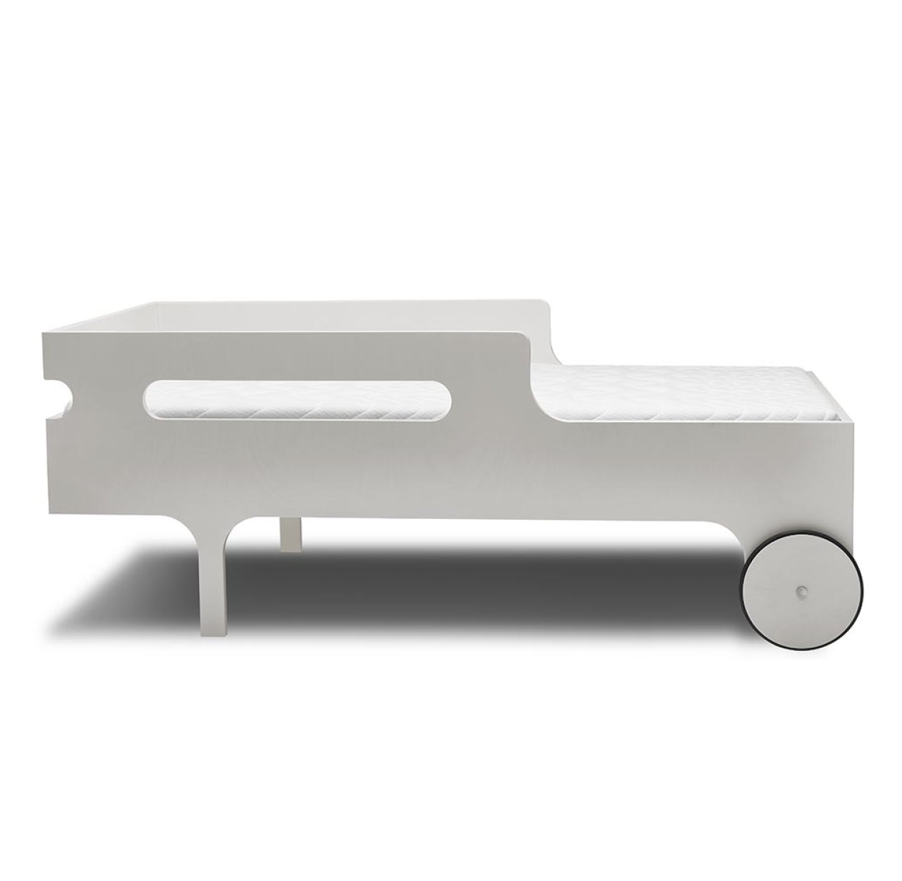 Lit junior R Toddler Bed - Cérusé Blanc