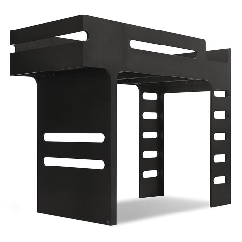 Lit mezzanine F Bunk Bed - Noyer