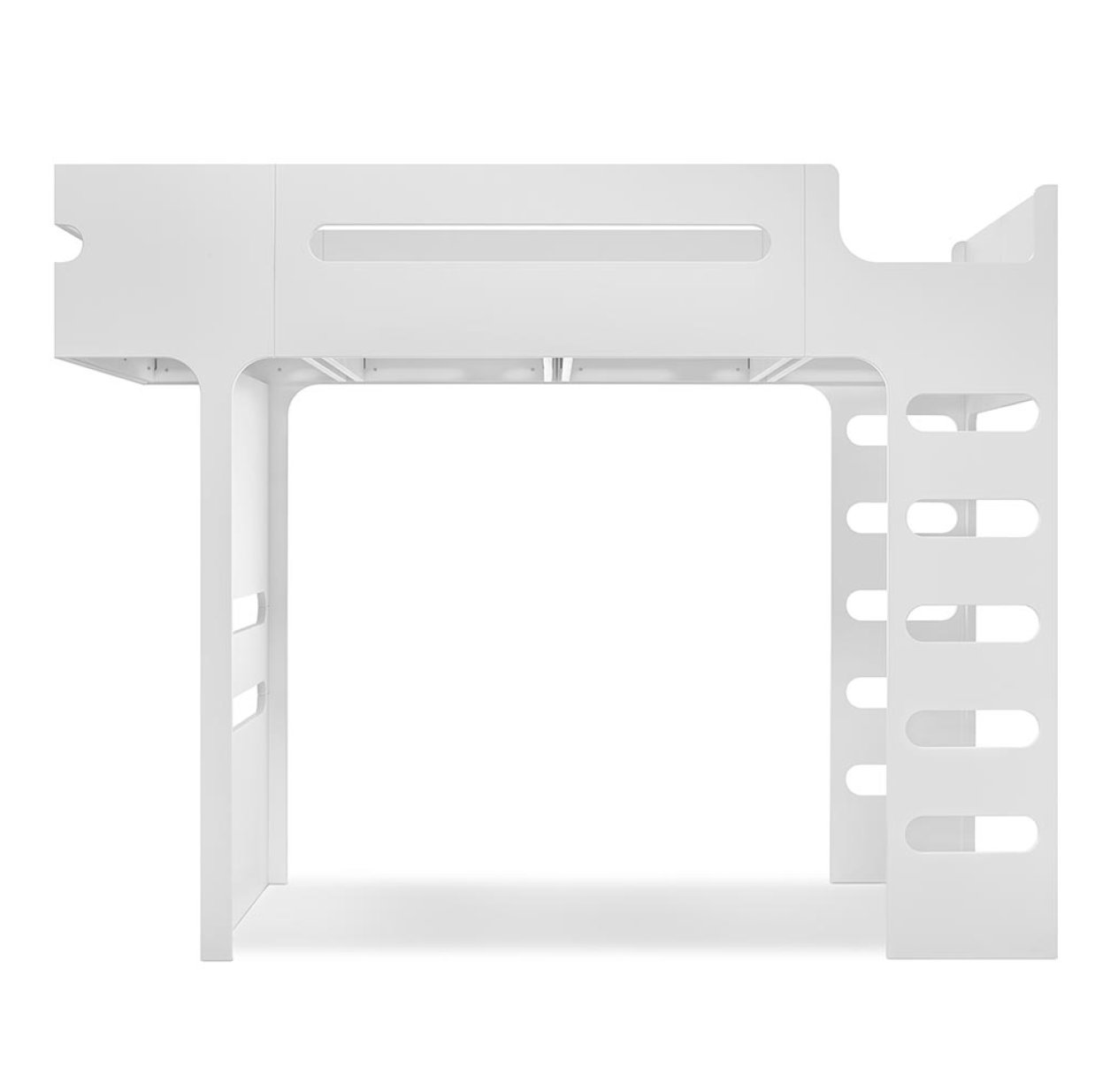 Lit mezzanine F Bunk Bed - White