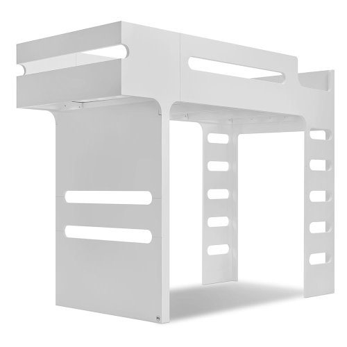Lit mezzanine F Bunk Bed - White
