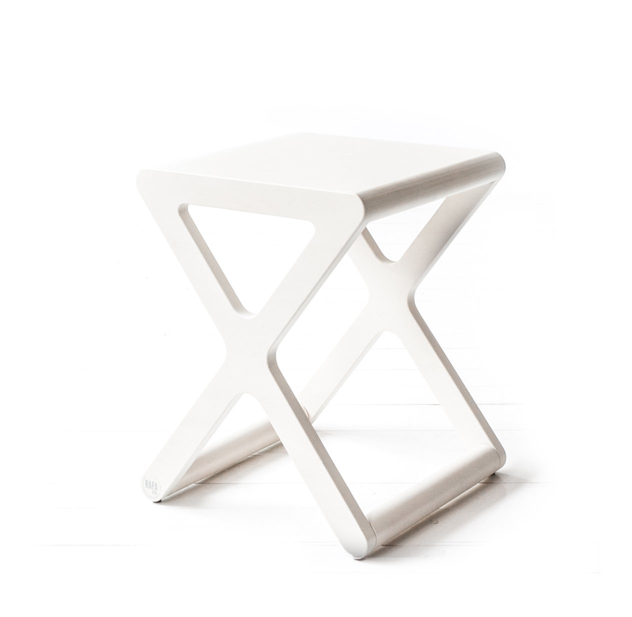 Tabouret X Stool - Cérusé Blanc