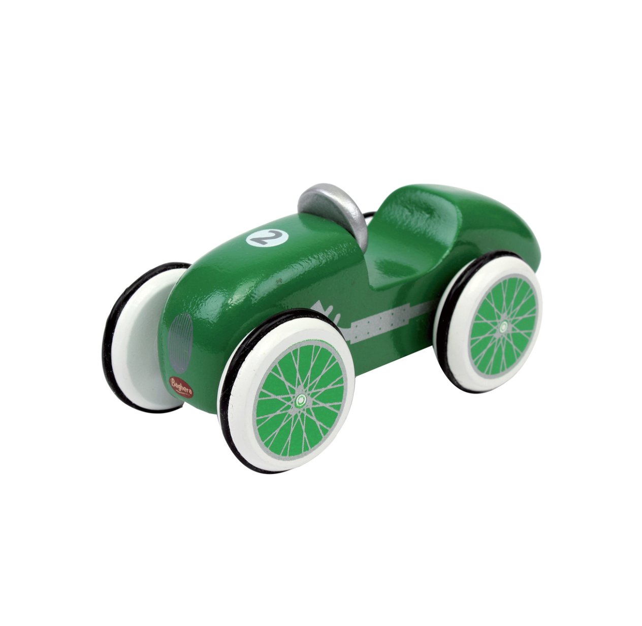 Voiture en bois Mini bolide - Vert