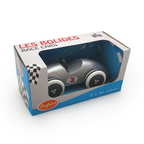 Voiture en bois Mini Silver - Argent