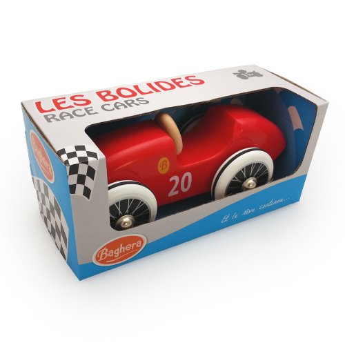 Voiture en bois Petit Bolide - Rouge