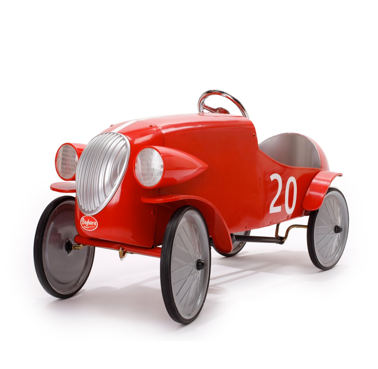 Voiture à pédales Bolide Rouge Baghera pour chambre enfant Les