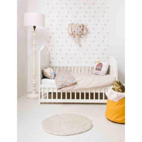 Housse de couette Little Flower 100 x 140 cm - Corail