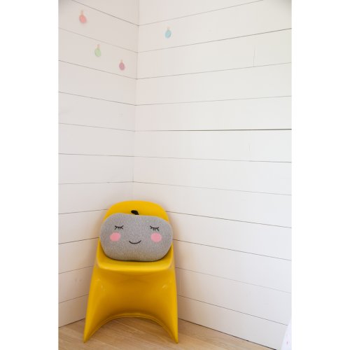 Coussin Pomme - Gris