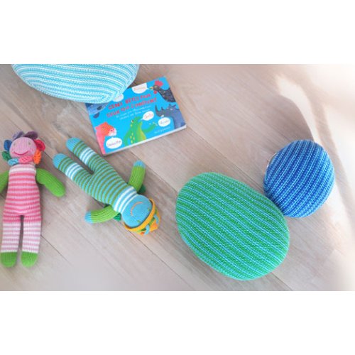 Set de 3 coussins - Bleu