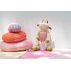 Set de 3 coussins - Rose