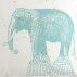 Coussin Simone Star - Mint