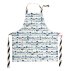 Tablier enfant Faces - Bleu