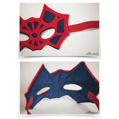 Lot De 4 Masques Enfants Super-héros En Carton Blanc - 15 à 22 Cm - Marque MegaCrea DIY