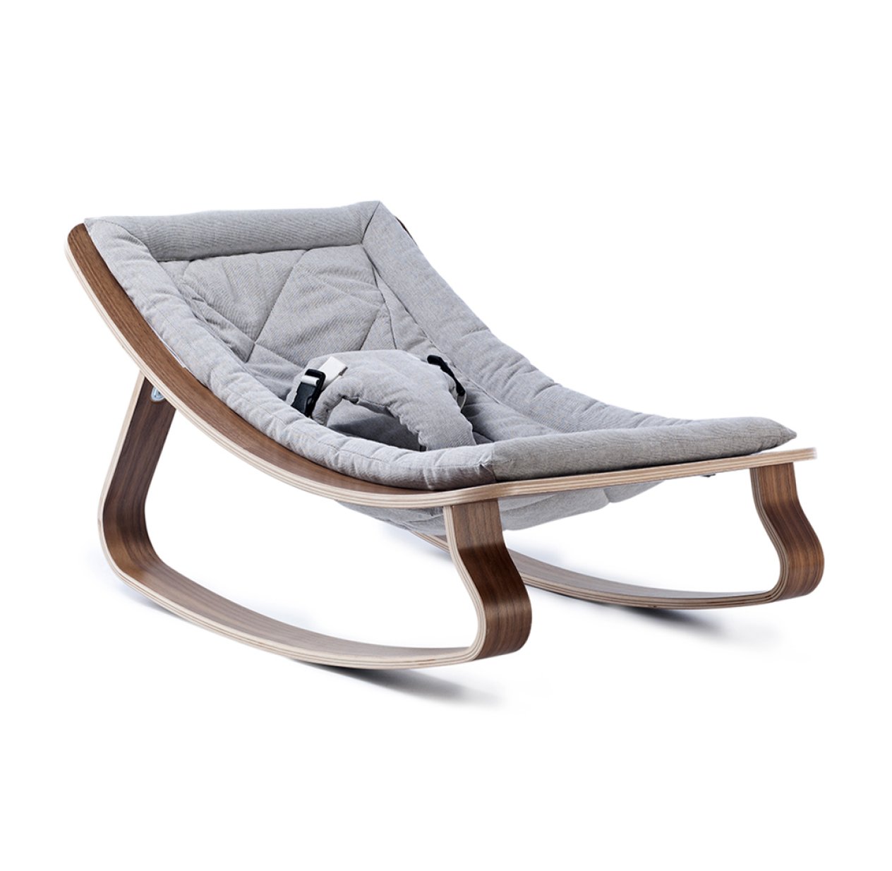 Transat bébé Levo Noyer - Sweet Grey - Gris