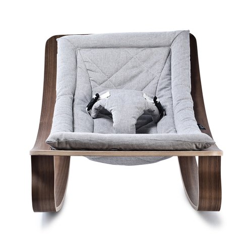 Transat bébé Levo Noyer - Sweet Grey - Gris