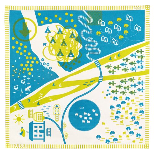 Tapis de jeu Tapikid - Bleu/anis