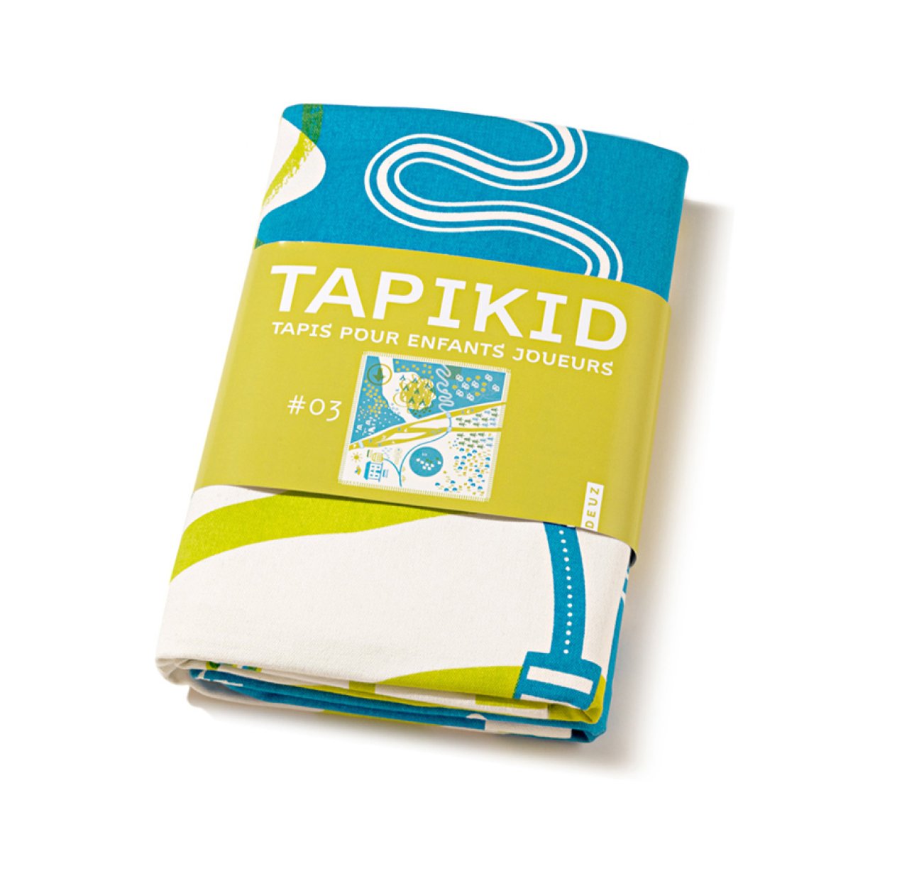 Tapis de jeu Tapikid - Bleu/anis