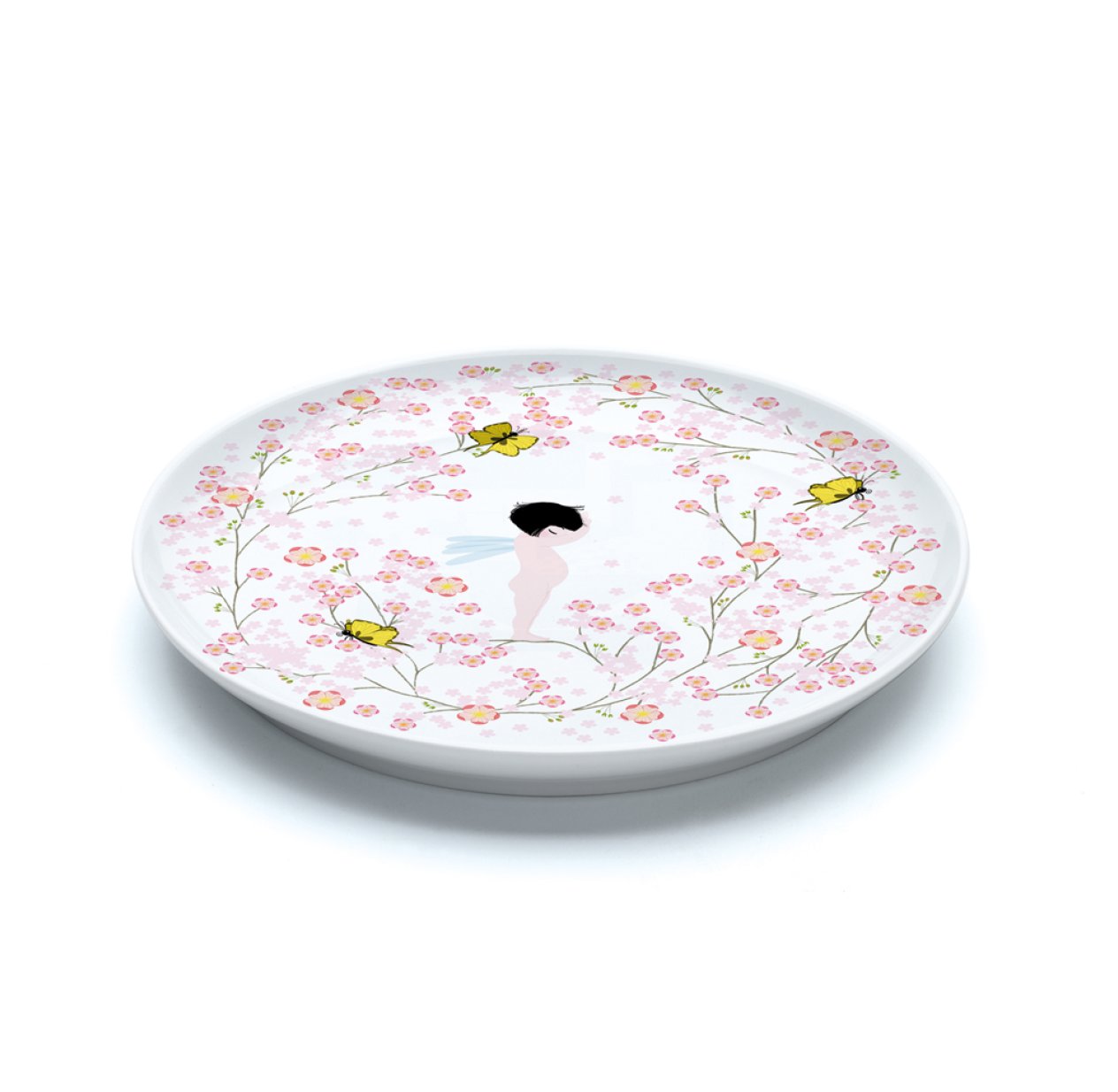 Assiette plate - Crème Fleurette