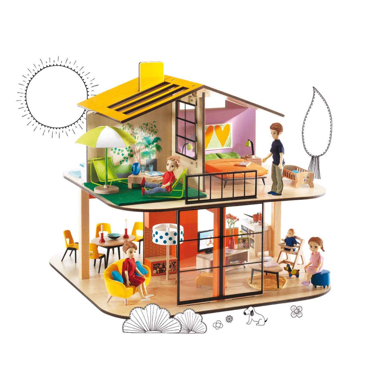 Maison de poupées Color House